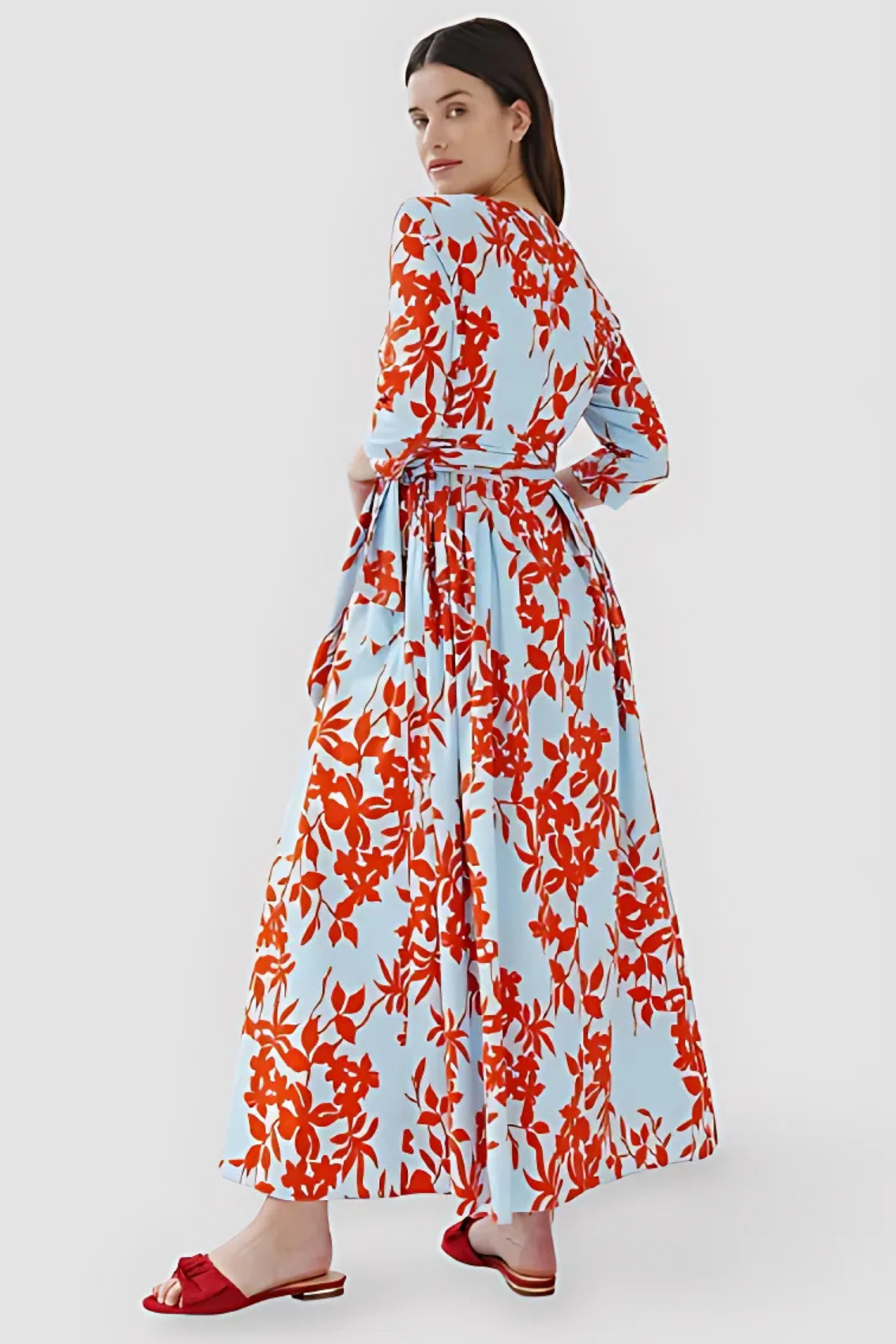 Maxikleid mit Blumendruck