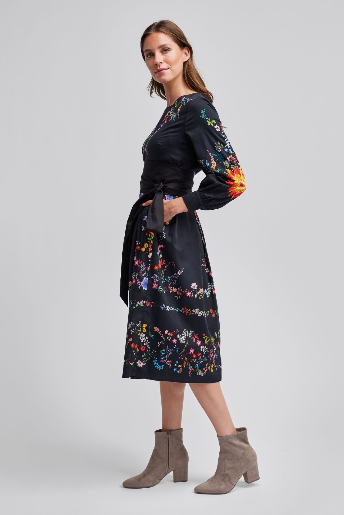 Kleid Herbst Bouquet