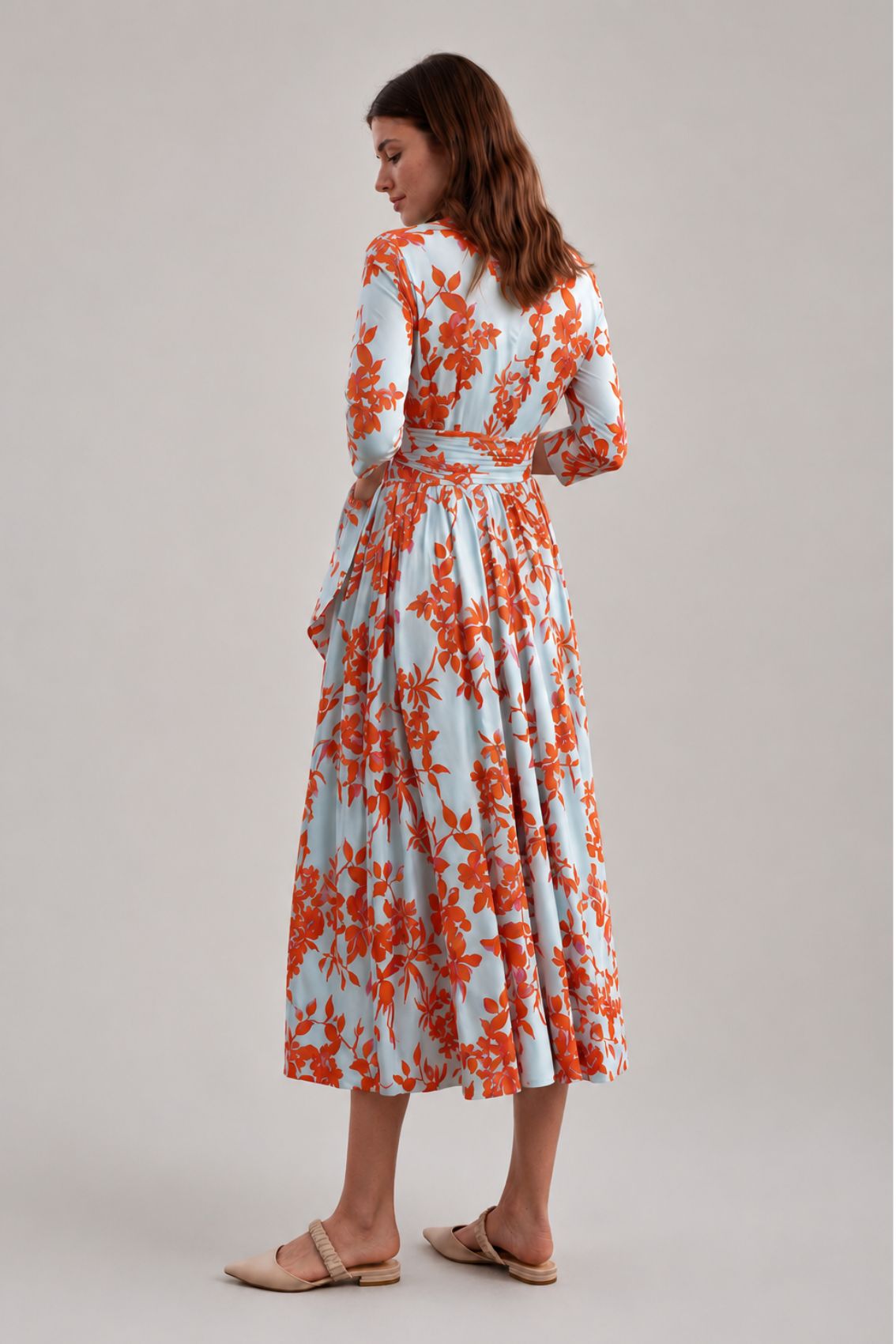 Maxikleid mit Blumendruck