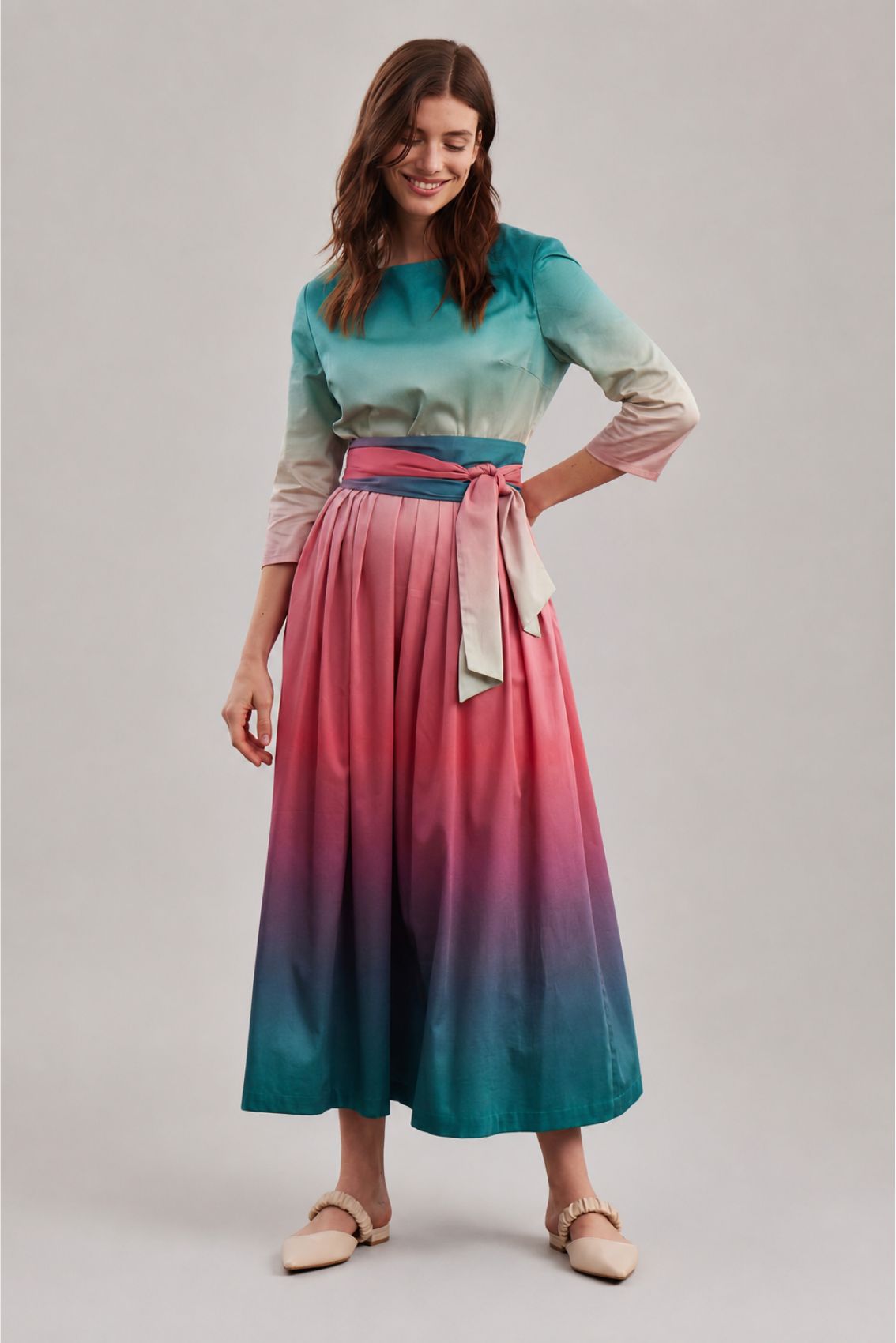 Gradient Maxi Dress