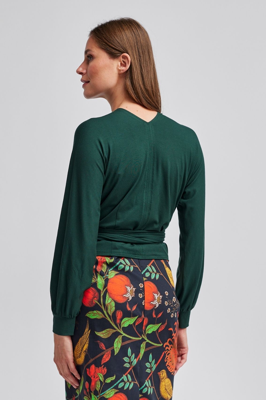 Wickeloberteil Grün