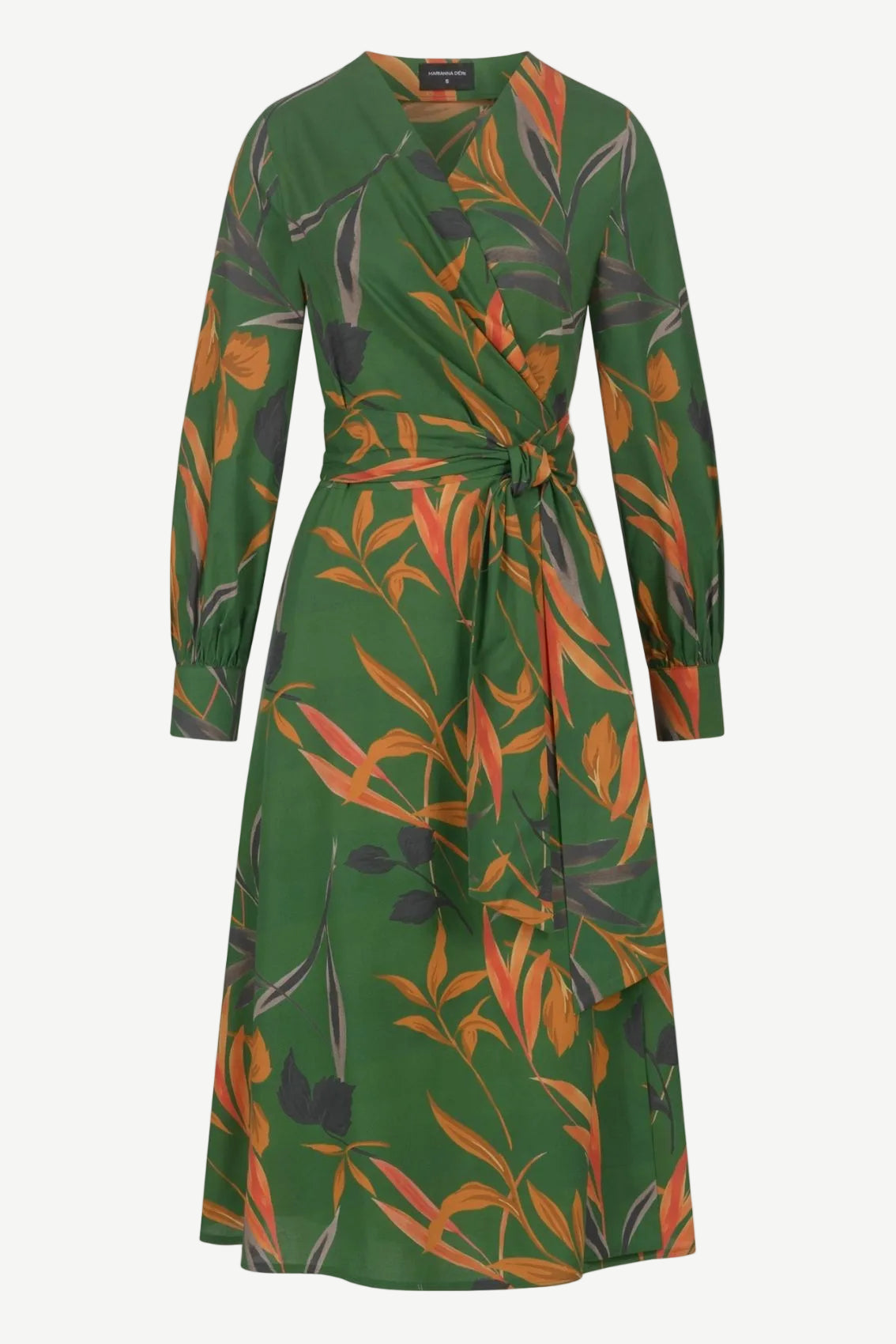 Autumn Leaves Wrap Dress