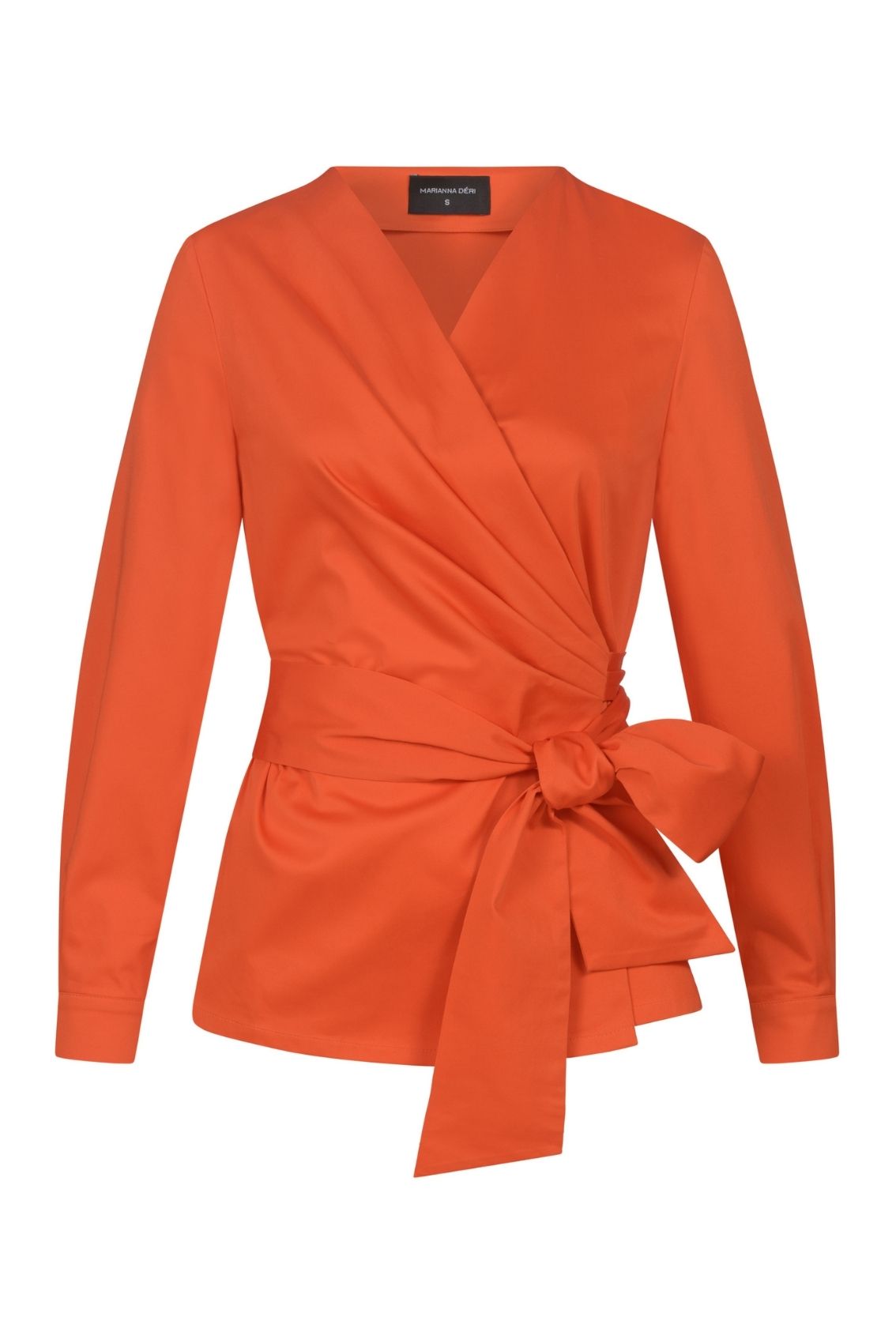 Wickelbluse Orange