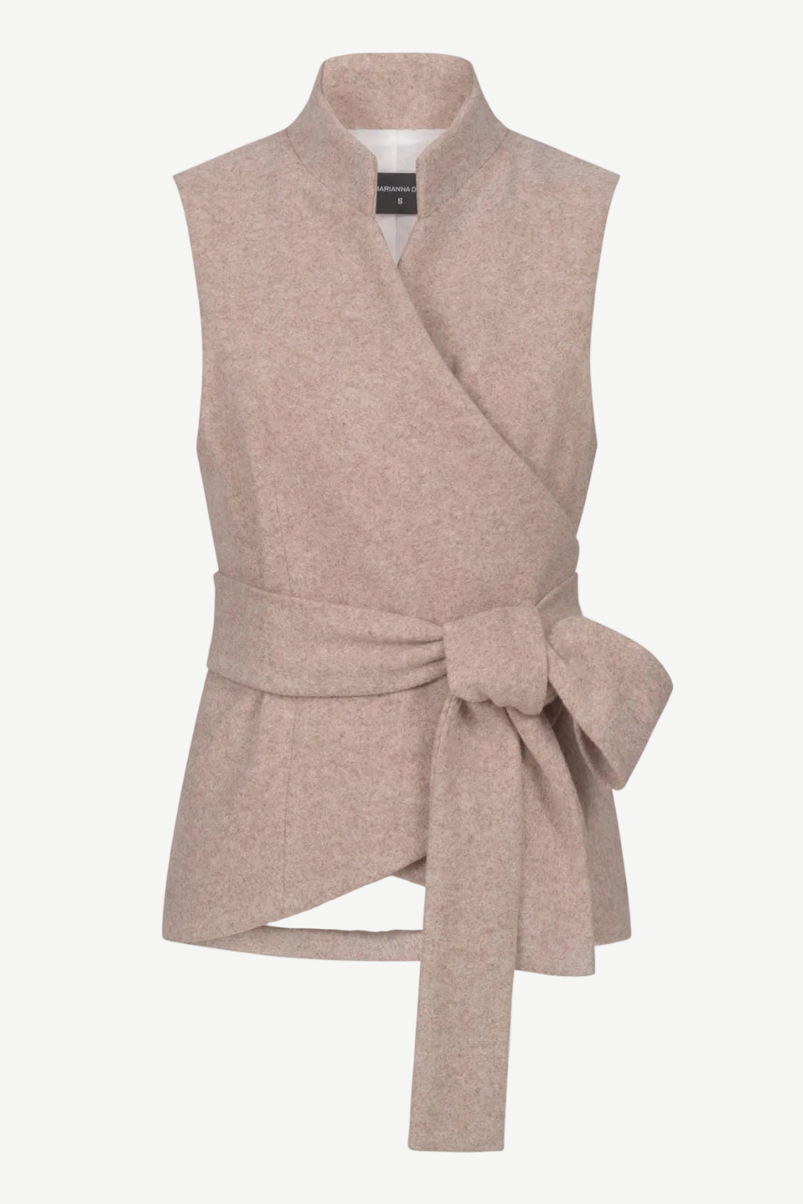 Beige Wrap Vest