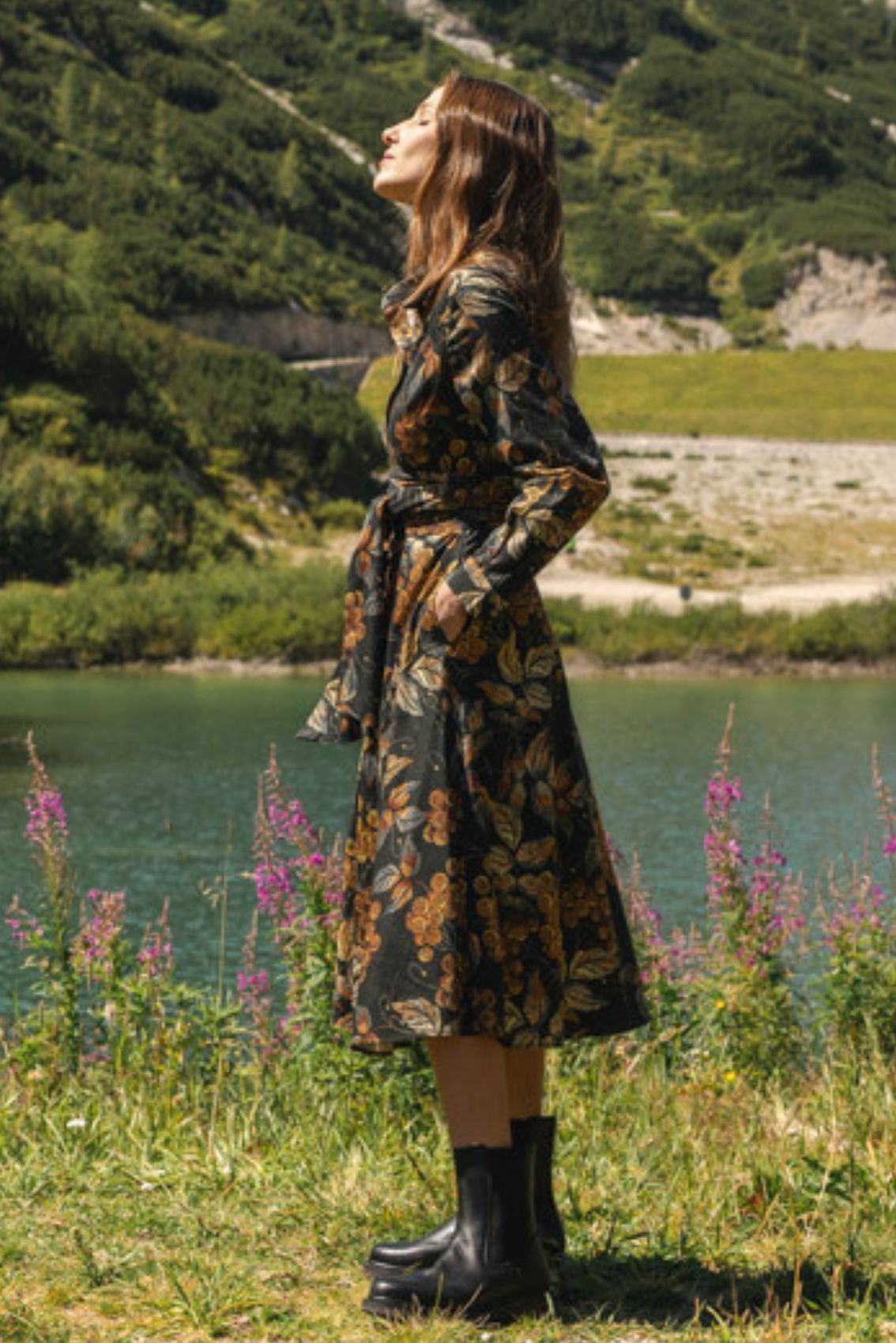 Kleid Golden Leaves