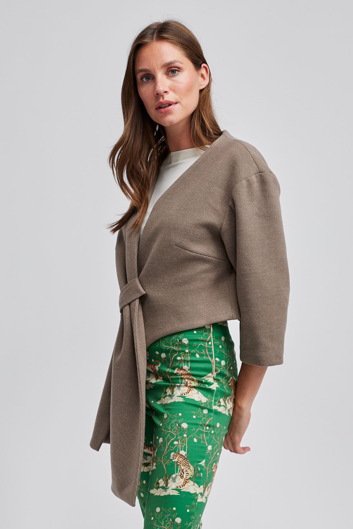 Cape-Jacke Taupe