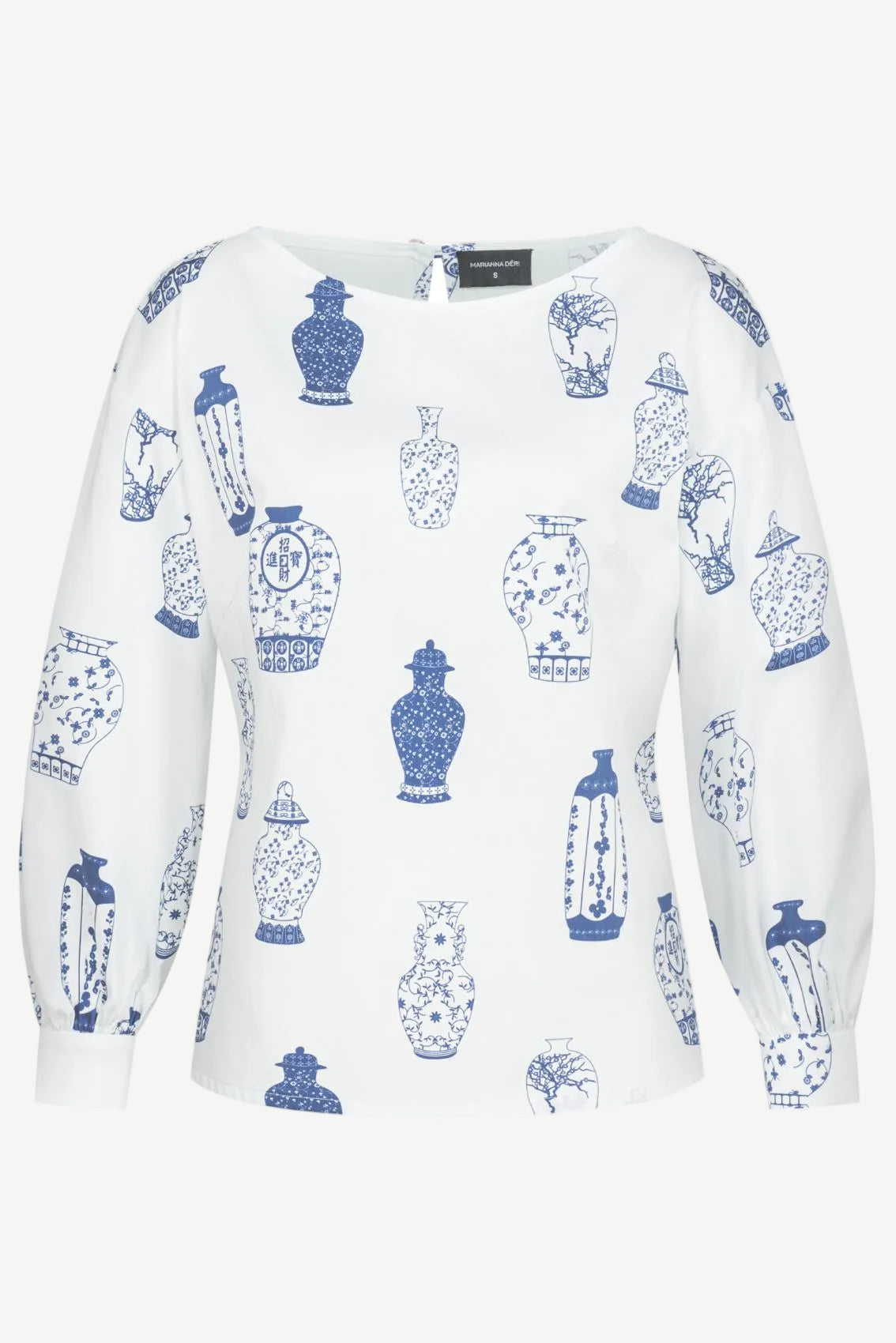 Blouse With Vase Print