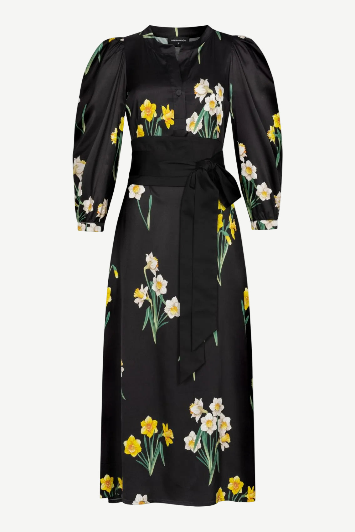 Dress with Daffodil Print