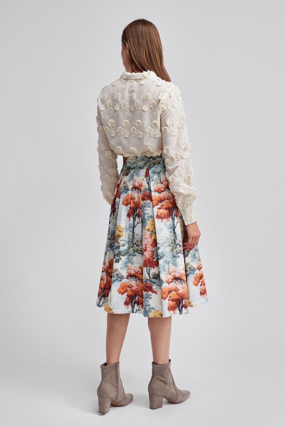 Faltenrock Herbstwald