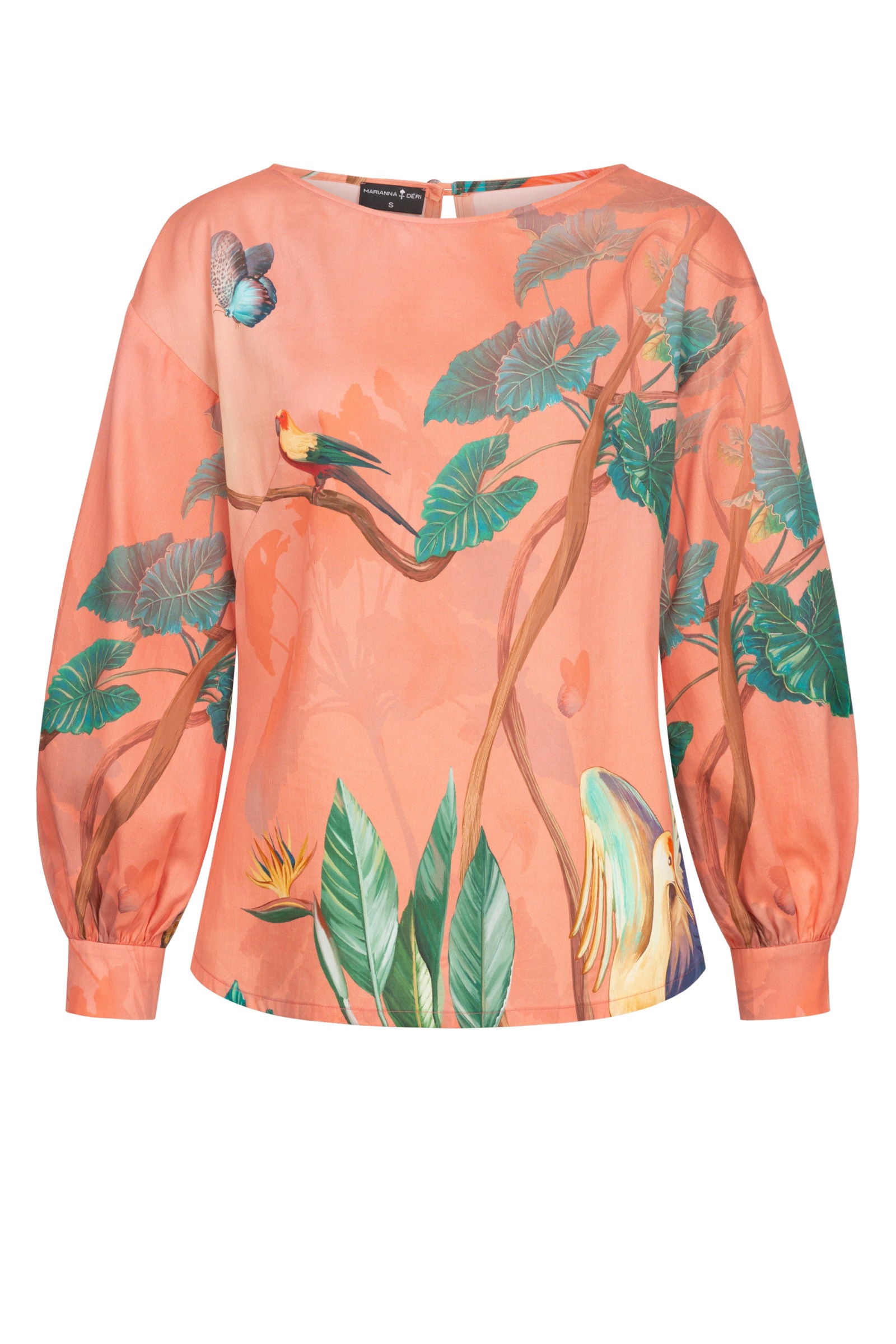 Bluse mit Dschungel-Druck - Marianna Déri