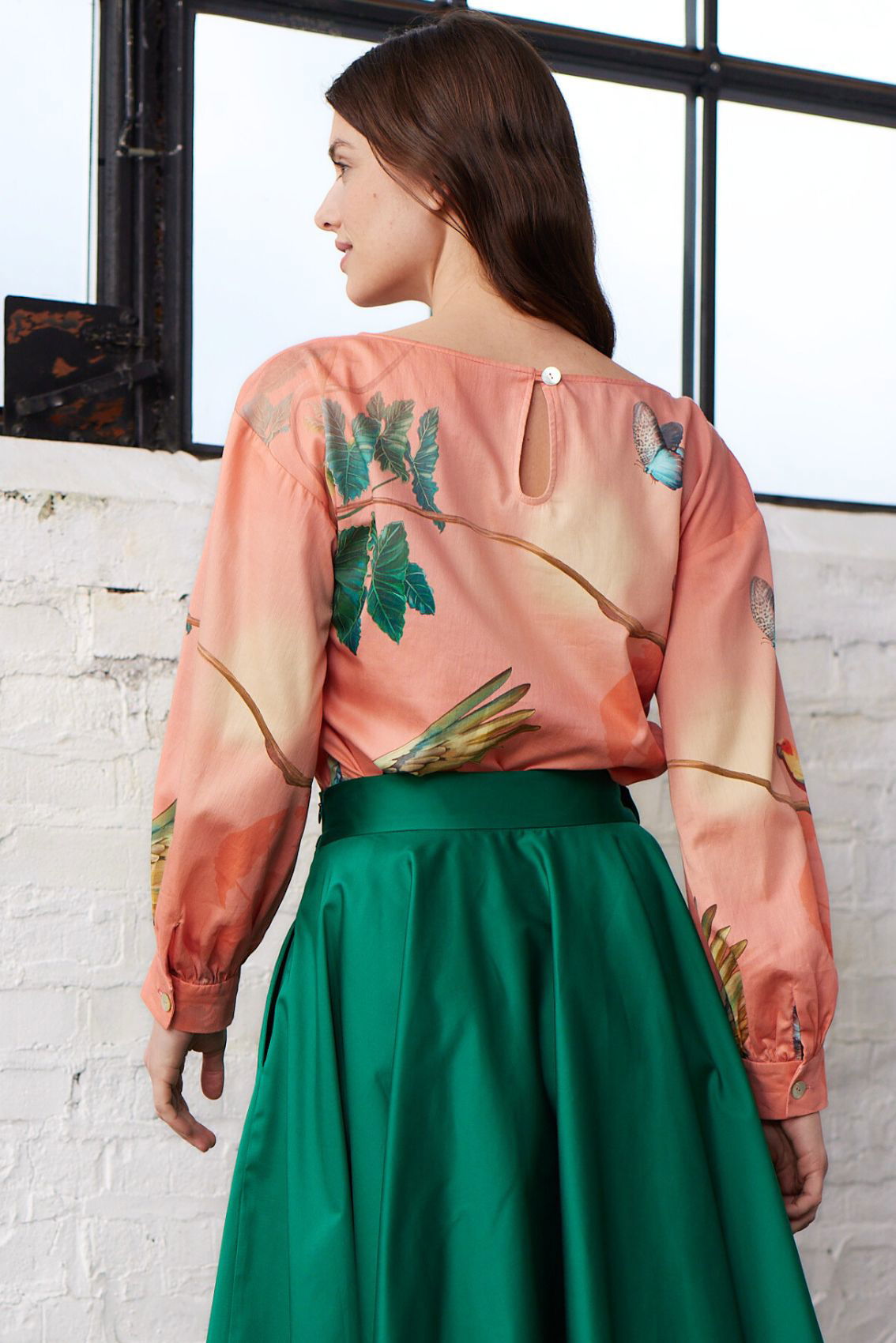 Bluse mit Dschungel-Druck - Marianna Déri