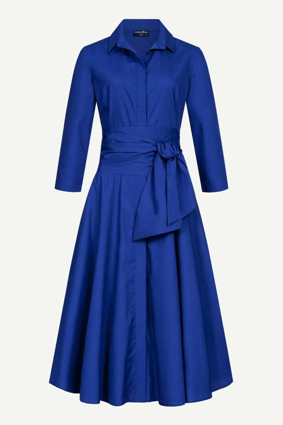 Blusenkleid mit Bindegürtel Königsblau - Marianna Déri