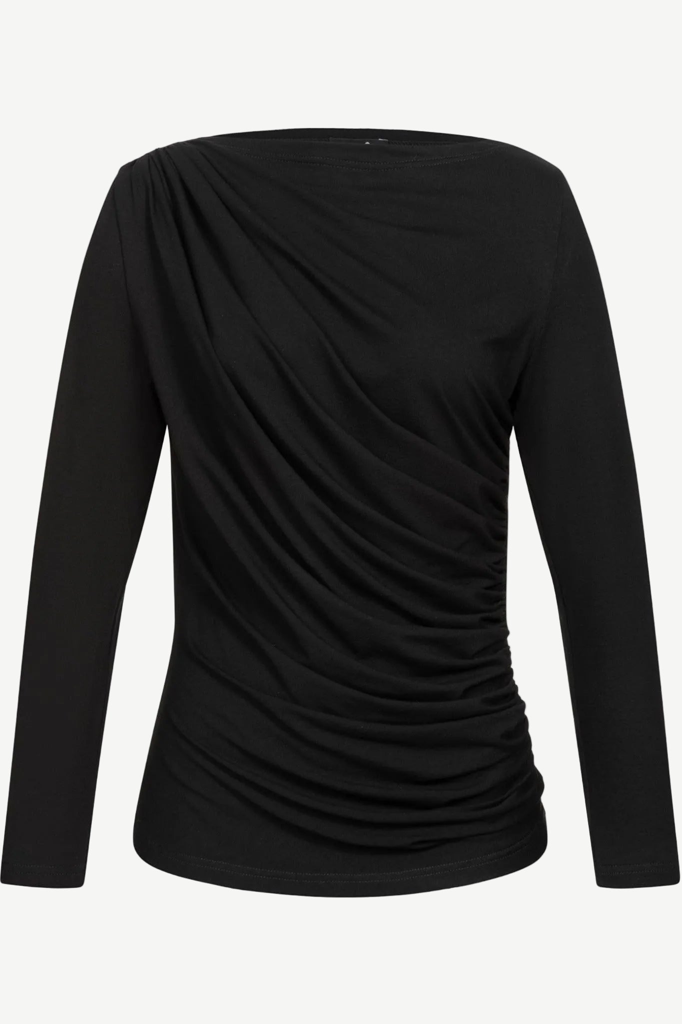 Drapiertes Shirt Schwarz - Marianna Déri