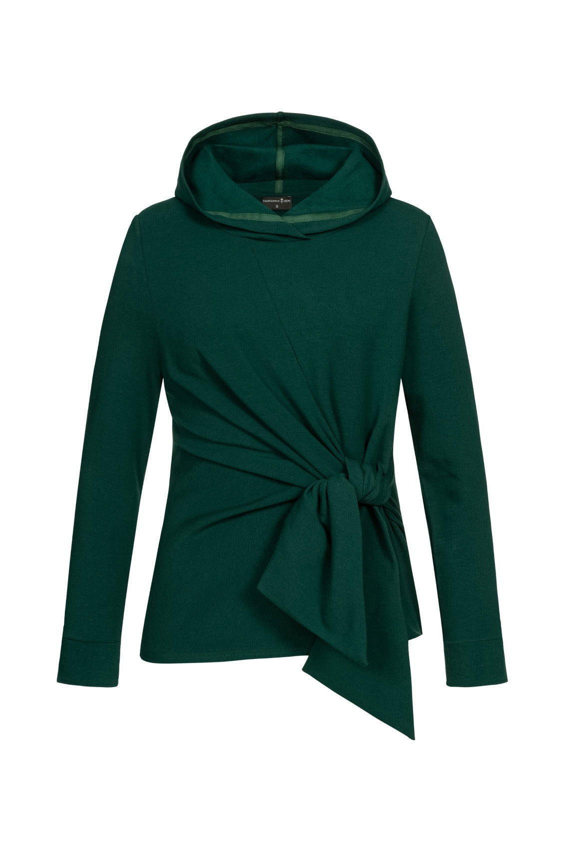 Hoodie mit Wickeloptik Grün - Marianna Déri