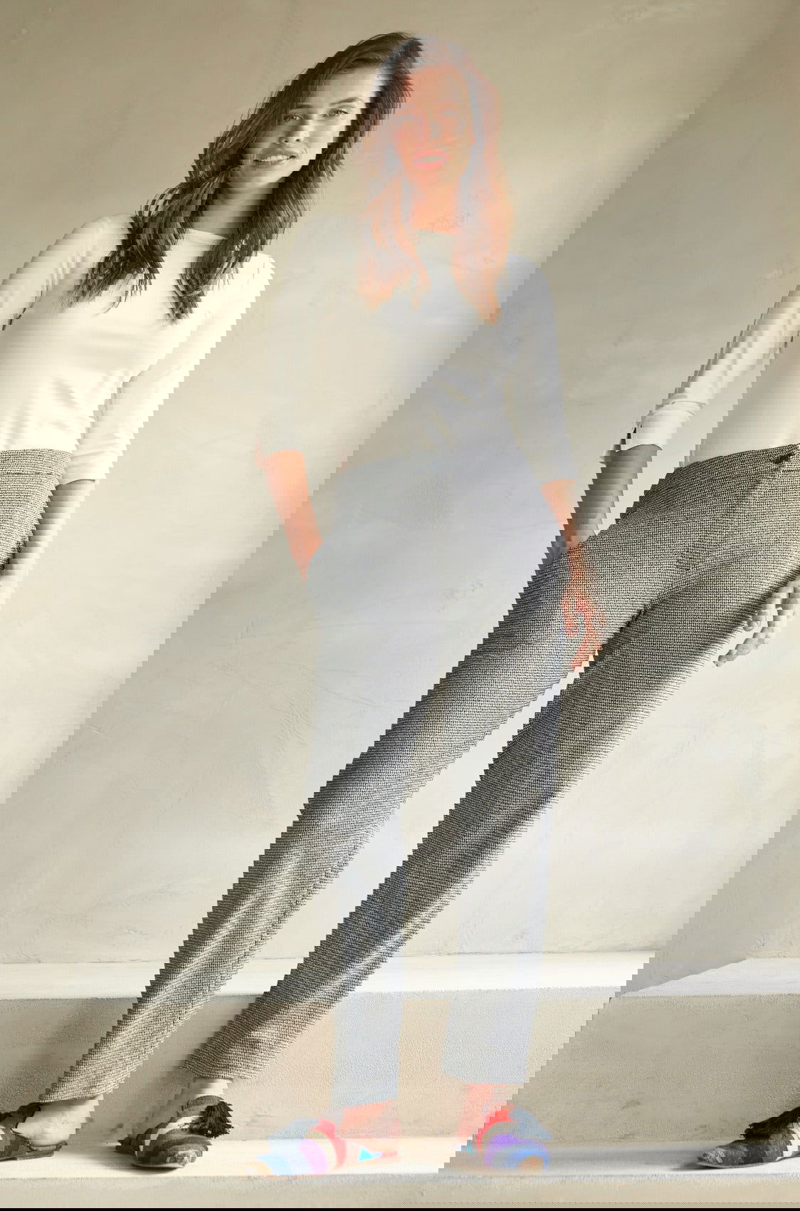 Jersey-Hose mit Hahnentritt-Muster - Marianna Déri