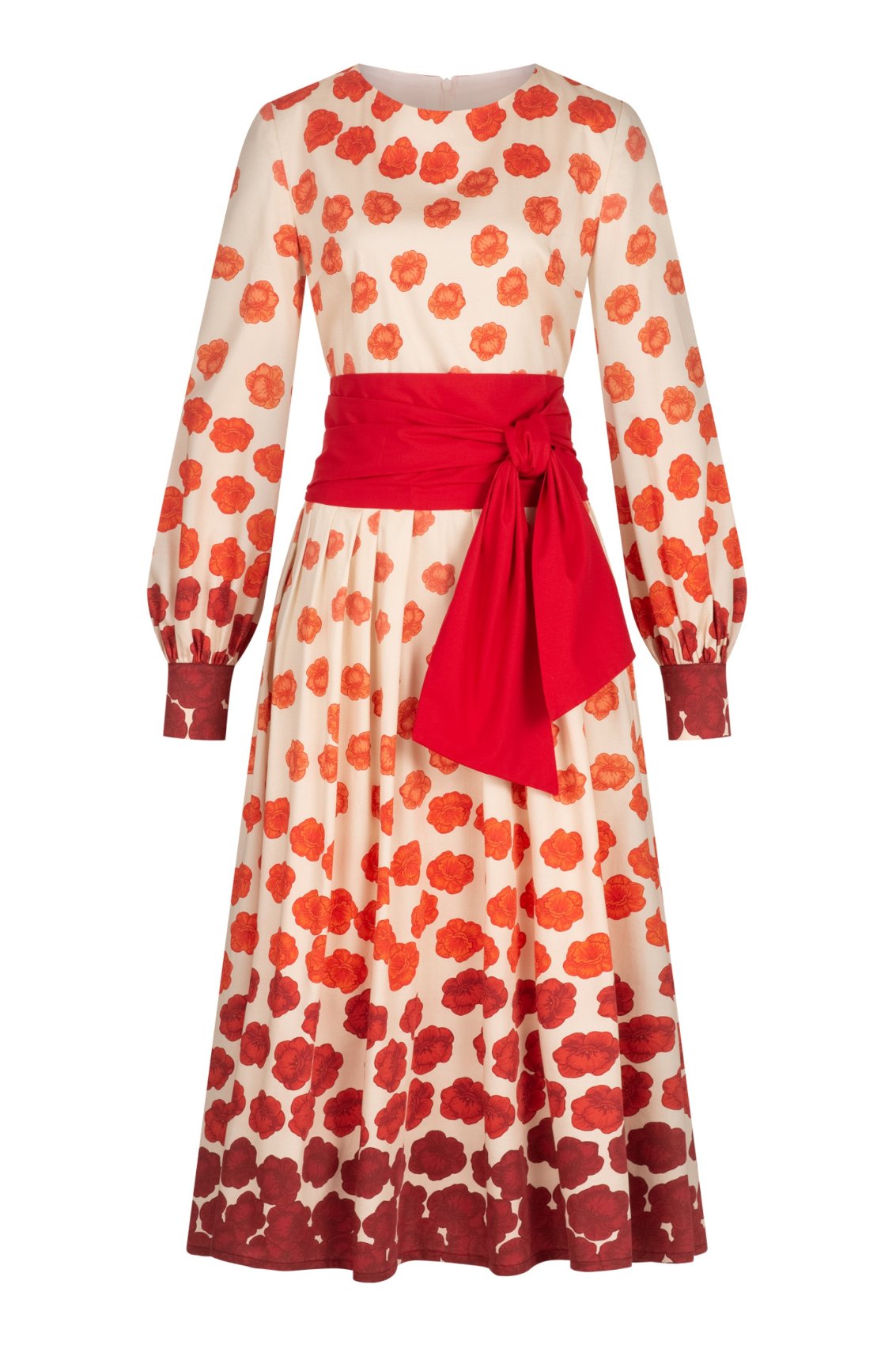 Kleid mit Blumenkaskaden - Marianna Déri