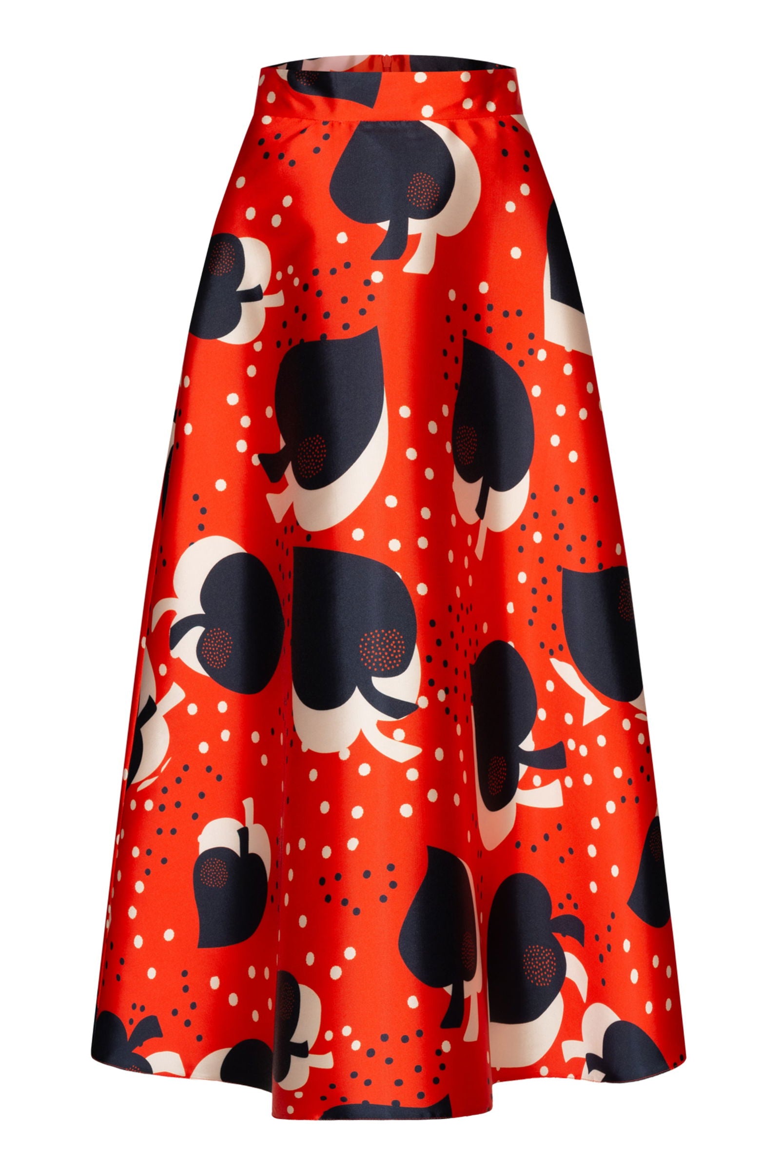 Maxirock in A-Linie mit Pik-Druck - Marianna Déri
