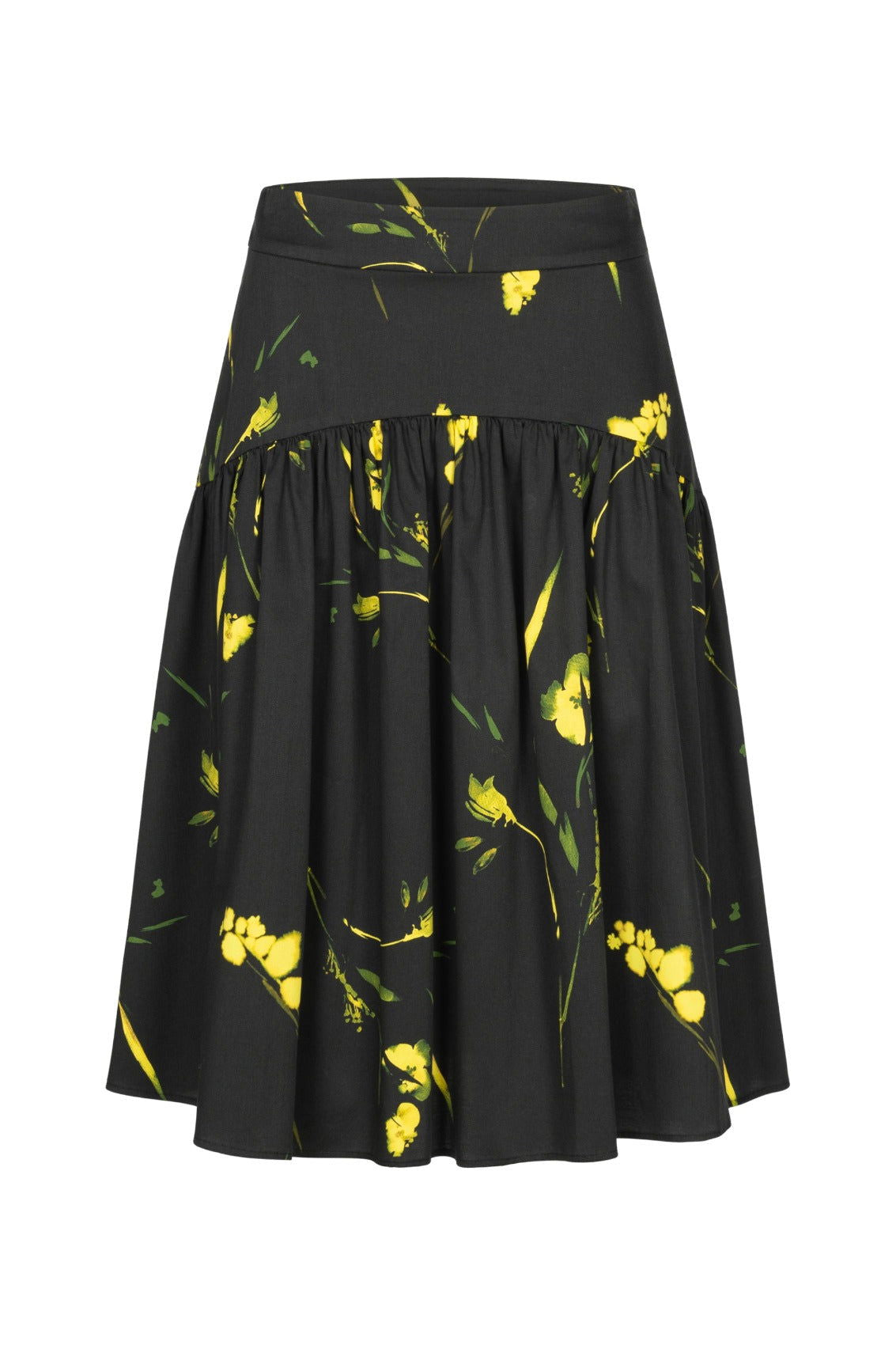 Rock mit Rapsblüten-Print - Marianna Déri