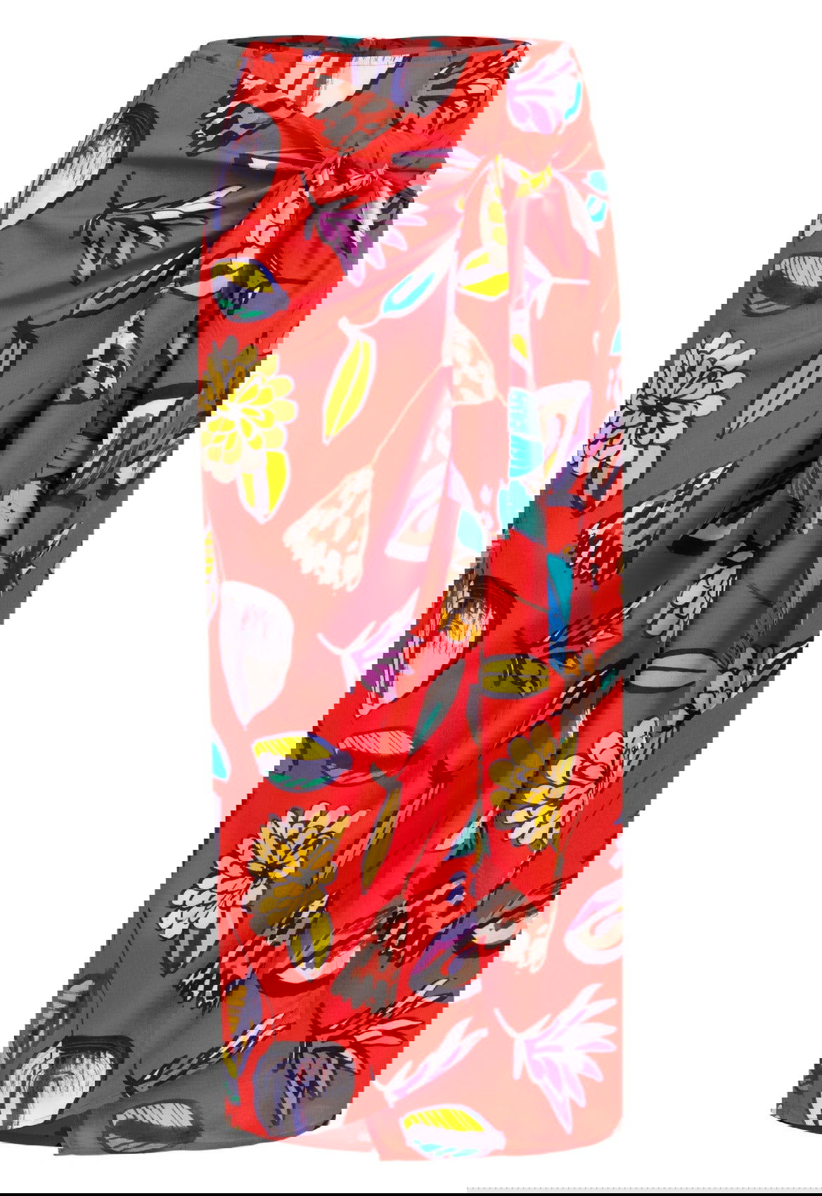 Wickelrock mit Blumen-Druck - Marianna Déri