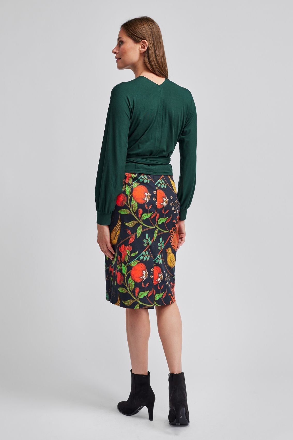 Pencil Skirt Evening Gold