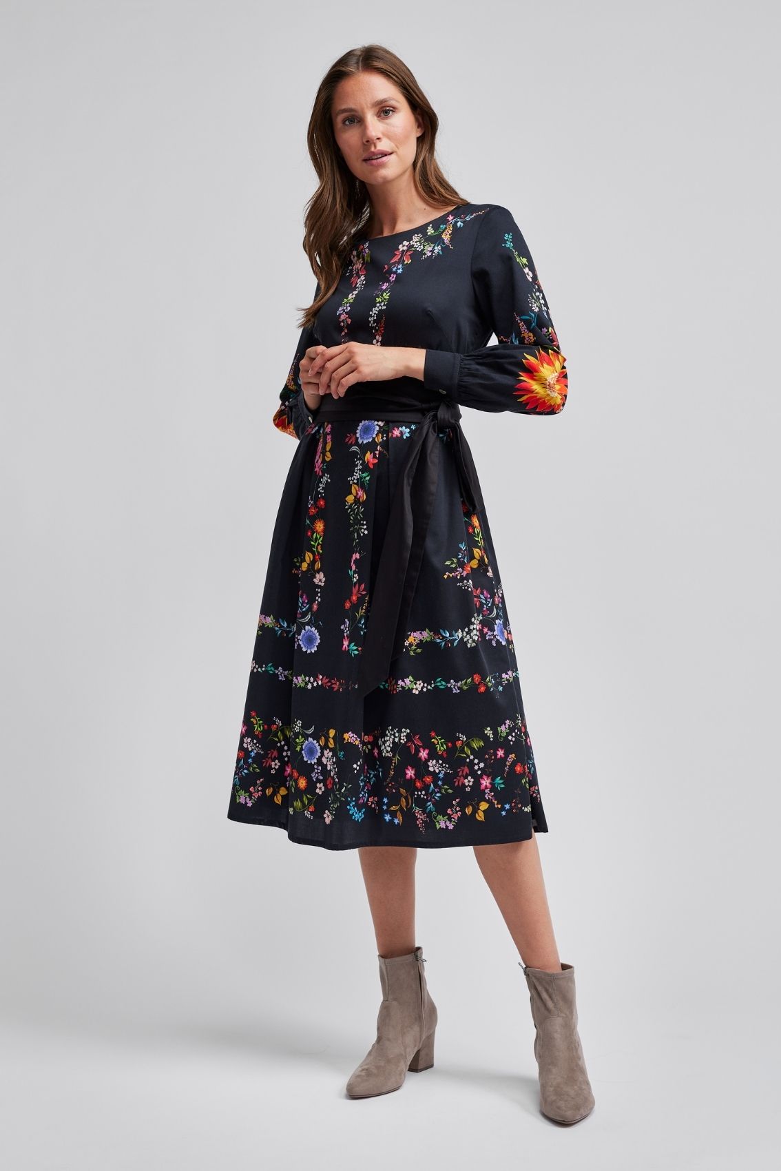 Kleid Herbst Bouquet