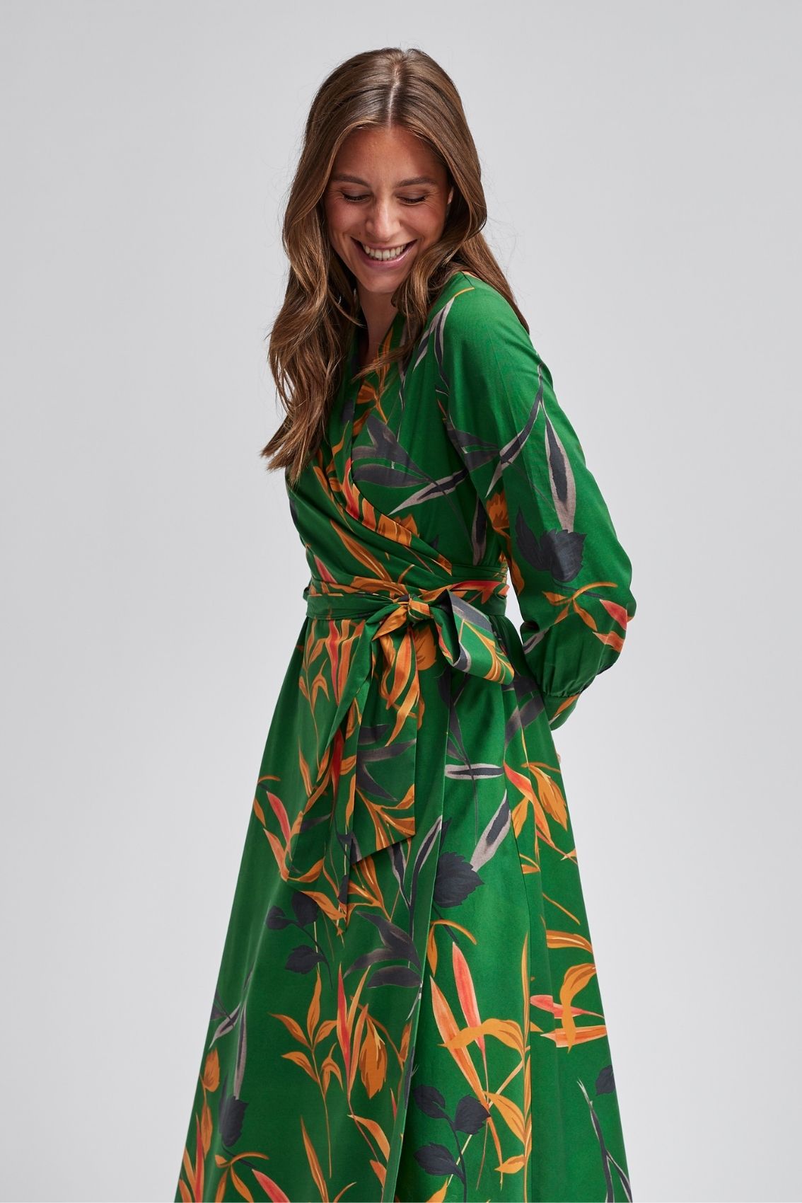 Wickelkleid Herbstlaub