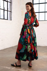 Tropic Print Maxi Dress