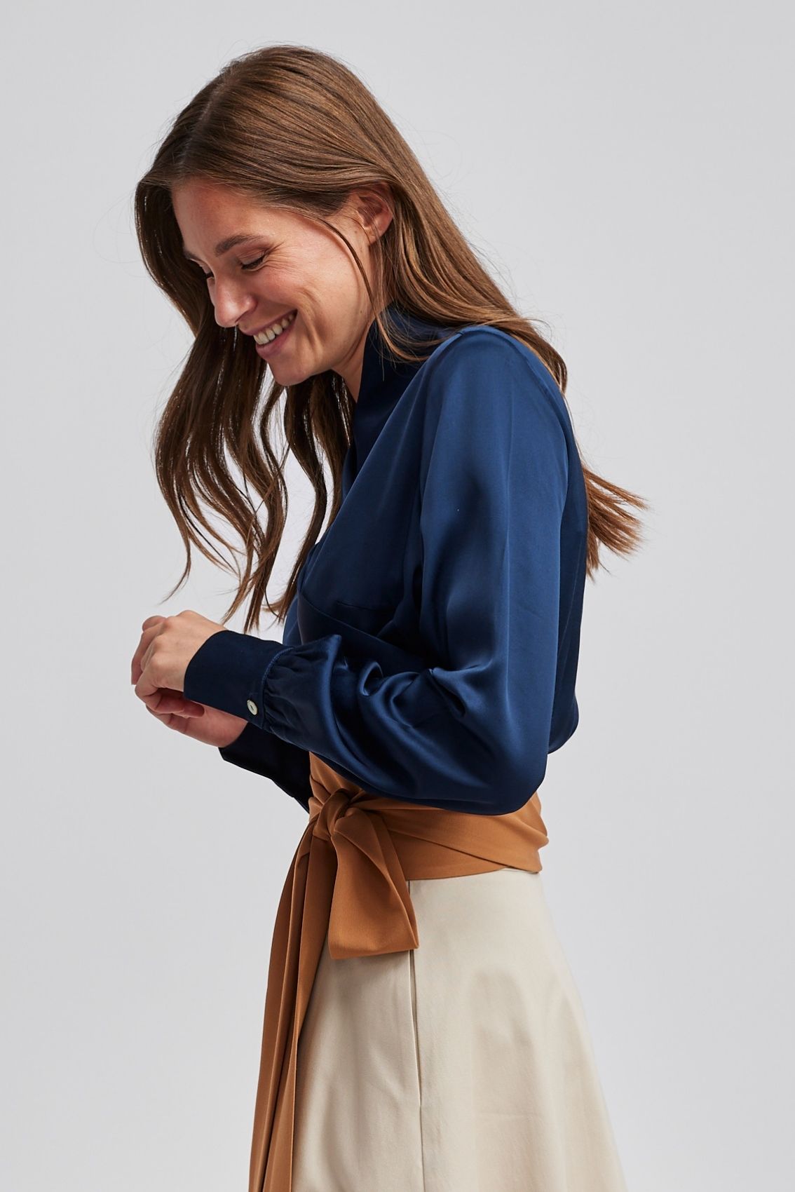 Kimonobluse Navy