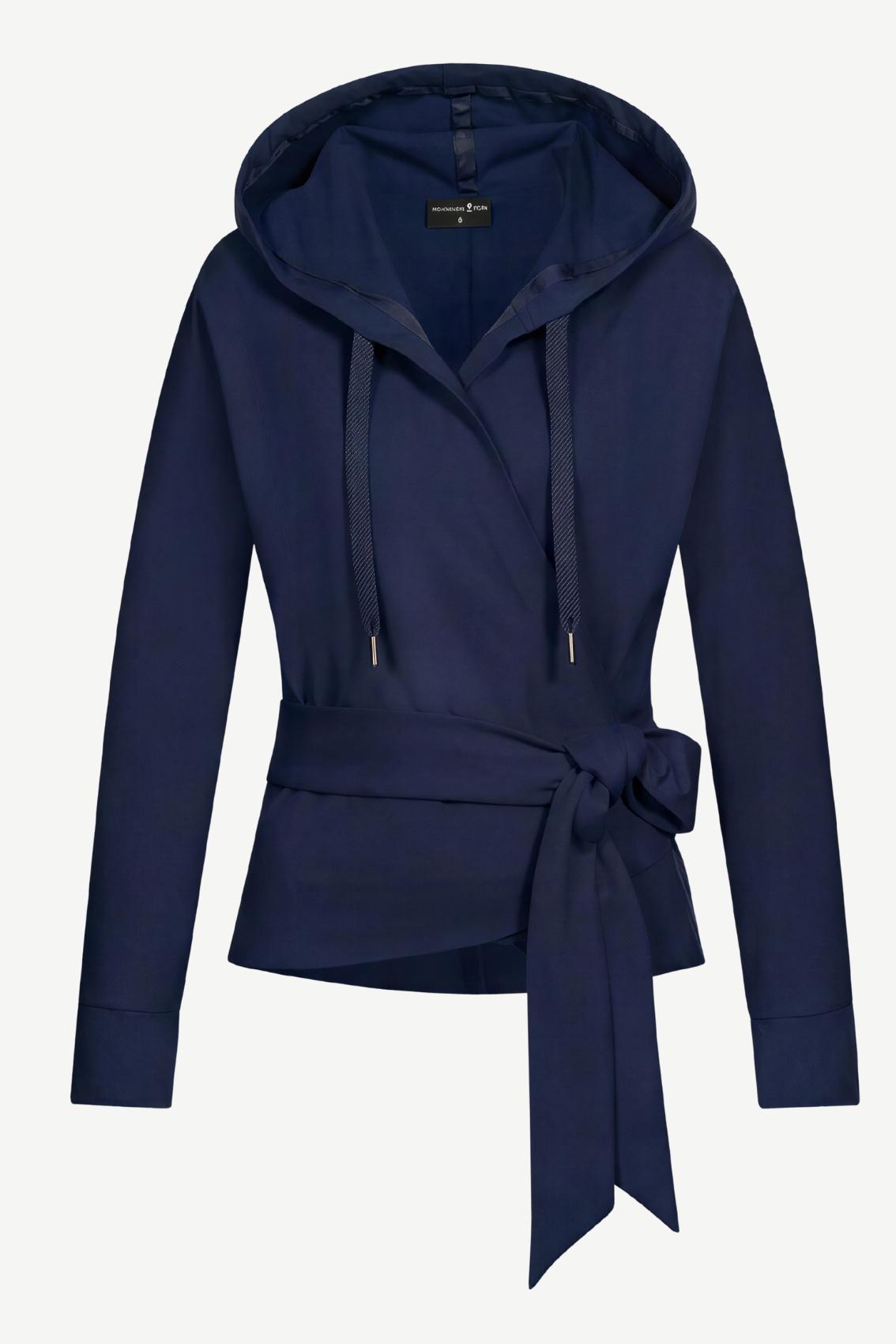 Wrap Hoodie Navy