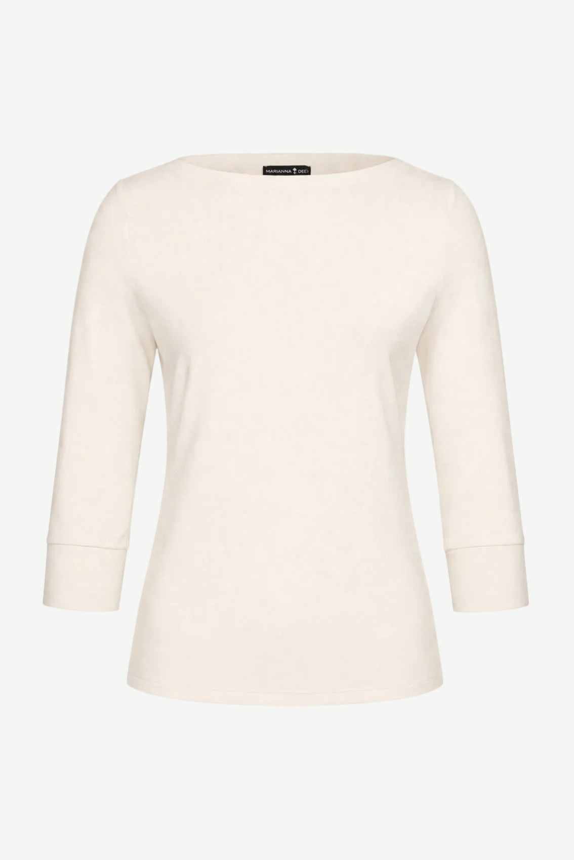 Top With Boat Neckline Creme