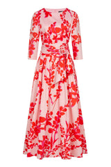 Spring Flower Maxi Dress