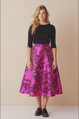 Floral Pink Maxi Skirt
