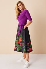 Embroidery Look Skirt